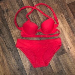 🔸Aerie Pink Bikini Set